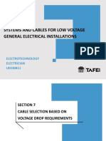 Section 7 - Cable Selection Based On Voltage Drop 2018