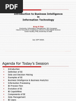 Introduction To BI in IT (Student Handout)
