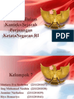 7 PancasilaDalamKonteksSejarahPerjuanganKetatanegaraan RI - KELOMPOK 7