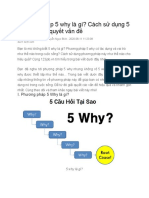 Phương pháp 5 why là gì? Cách sử dụng 5 why khi giải quyết vấn đề