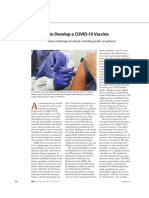 The Race To Develop A COVID-19 Vaccine: Many Challenges Lie Ahead, Including Public Acceptance