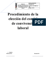 SST-PRECCL-001 Procedimiento de La Elección Del Comité de Convivencia Laboral