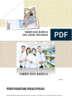 Sumber Daya Manusia Dan Sarana Prasarana: Apt. Rizki Siti Nurfitria, MSM. 2020