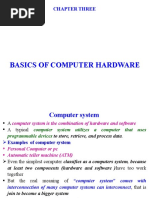 Basics of Computer Hardware: Chapter Three