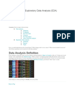 Data Analysis & Exploratory Data Analysis (EDA)
