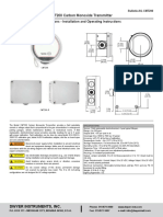 Model CMT200 Carbon Monoxide Transmitter: Specifications - Installation and Operating Instructions