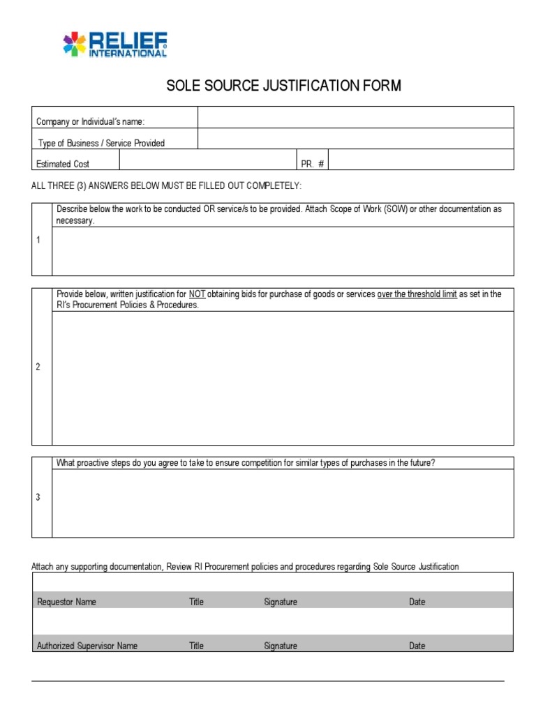 P12Sole Source Justification PDF