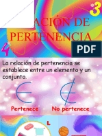 Pertenencia y No Pertenencia