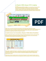 Cara Uji Normalitas Shapiro-Wilk dengan SPSS