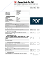 Voyage Data Recorder Performance Test Report