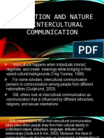 Definition and Nature of Intercultural Communication