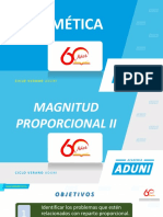 Aritmética Magnitud Proporciomal