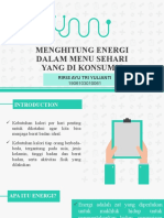 Menghitung Energi Dalam Menu Sehari Yang Di Konsumsi