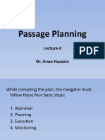 Passage Planning: Dr. Arwa Hussein