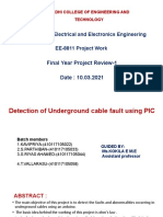 Department of Electrical and Electronics Engineering EE-8811 Project Work