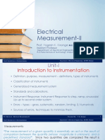 Electrical Measurement-II: Prof. Yogesh K. Kirange