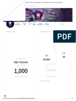 1,000 subscribers - G&C Channel's realtime YouTube statistics _ YouTube Subscriber Counter