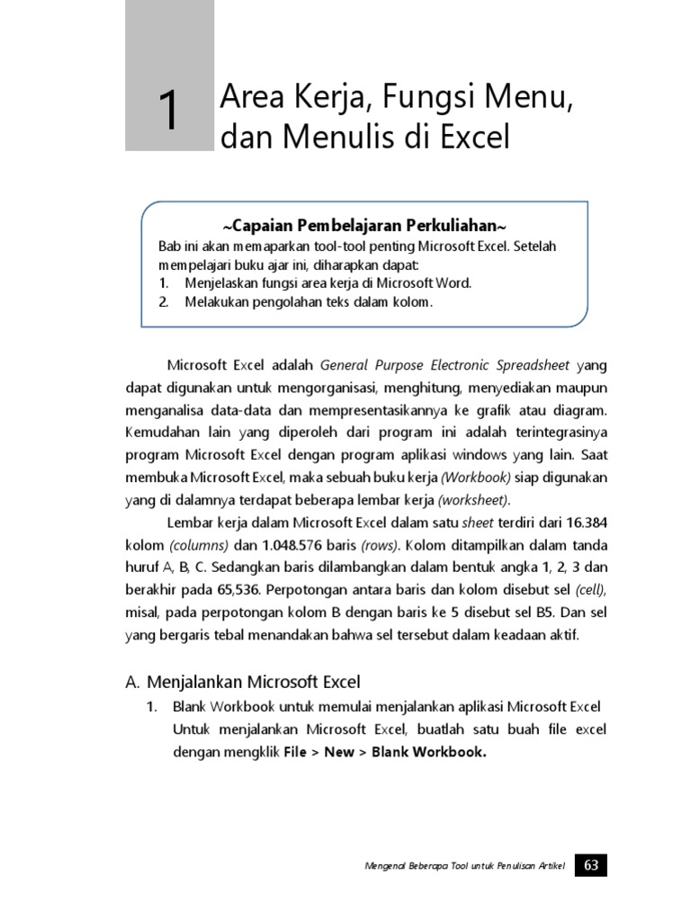 Modul Microsoft Excel 2016 | PDF | Komputer