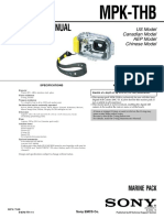 Sony MPK-THB Service Manual (P.N.- 987677111)