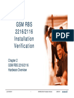 GSM Rbs 2216/2116 Installation Verification