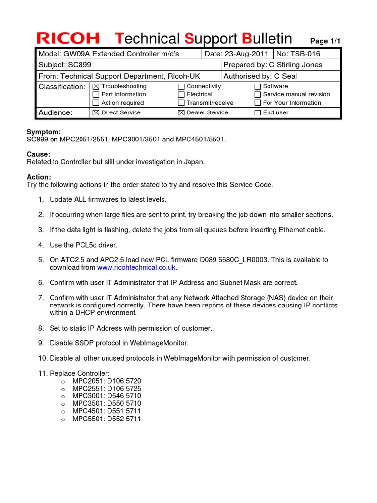 TS Bulletin 016 | PDF