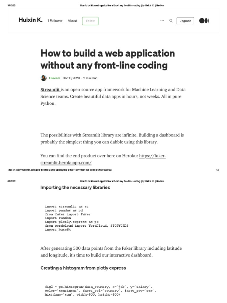 Build Web Apps Without Coding | PDF | Web Application | Computer Science