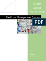 Health Sector Automation Medicine Management