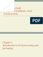 Chapter 1 Food Processing and Packaging