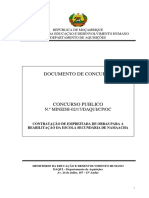 Doc. Conc. Reabilitação ESG. Namaacha (V.Final) Revisto PDF