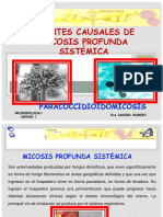 2da. CLASE TEMA 5 AGENTES CAUSALES DE MICOSIS PROFUNDA SISTÉMICA