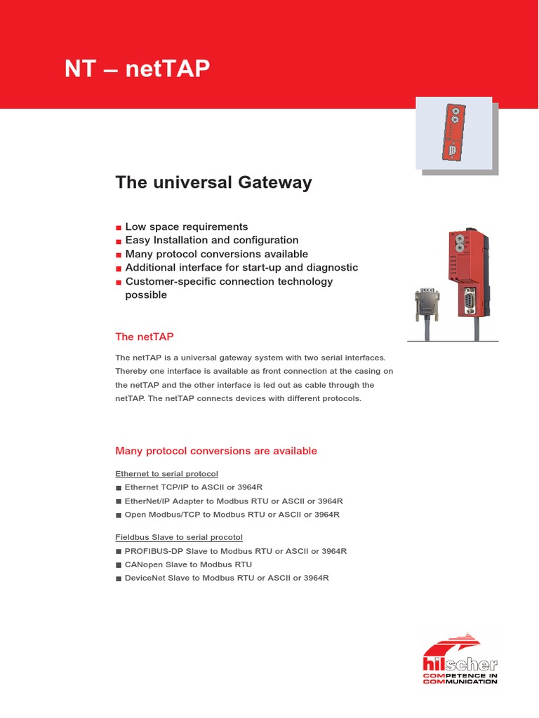 NT - Nettap: The Universal Gateway | PDF | Communications Protocols ...