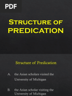 4 - Structure of Predication