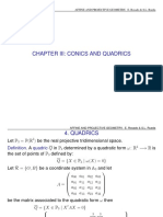 (E Rosado, S L Rueda) Affine and Projective Geometry - Conics and Quadrics
