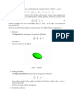 Quadric Surfaces