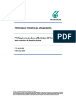 Petronas Technical Standards: PTS Requirements, General Definition of Terms, Abbreviations & Reading Guide