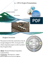 Euro IV Tankages - CPCL Project Presentation: Kamal Nayak B Lakshman L R Shanmukha Sreenivas P Shiriram Prabhu S