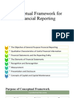 Conceptual Framework For Financial Reporting - Update NOTES