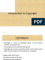 Introduction To Copyright