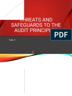 TOPIC 3 - Threats & Safeguards To The Fundamental Principles