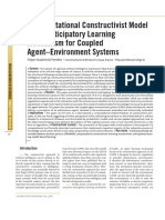 A Computational Constructivist Model As An Anticipatory Learning Mechanism For Coupled Agent-Environment Systems