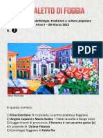 Il Dialetto Di Foggia N. 2 Del 8-3-2021