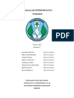 Makalah Epidemiologi (Stroke) KLP Iv