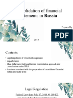 Consolidation in Russia (For The Chinese Audience)