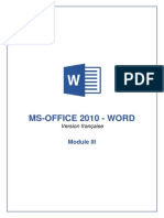 Module III - Word 2010
