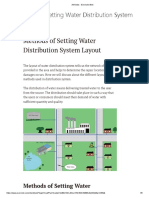 16 Methods of Water Dristibution