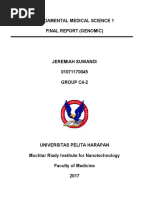 Fundamental Medical Science 1 Final Report (Genomic)