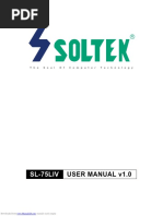 SL-75LIV: User Manual V1.0