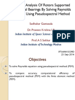 Solving Reynolds Equation Using Pseudospectral Method 