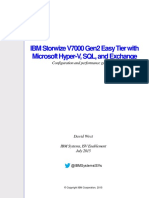IBM Storwize V7000 Gen2 Easy Tier With Microsoft Hyper-V, SQL, and Exchange