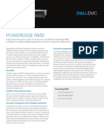 Dell PowerEdge R830 Spec Sheet